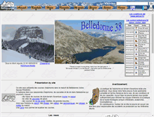 Tablet Screenshot of belledonne38.com